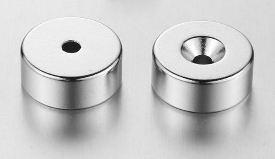 Customized Rare Earth Disc Magnets , N35 N50 N52 Hard Disk Neodymium Magnets